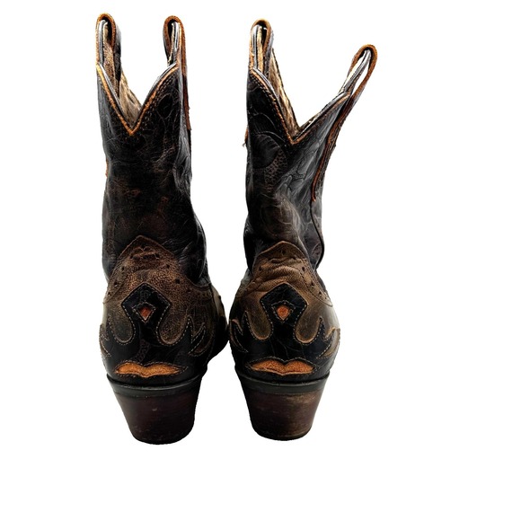 Ariat Dahlia Western Overlay Snip Toe Cowgirl Boots Women's 10B Brown 10008780 - Picture 5 of 15